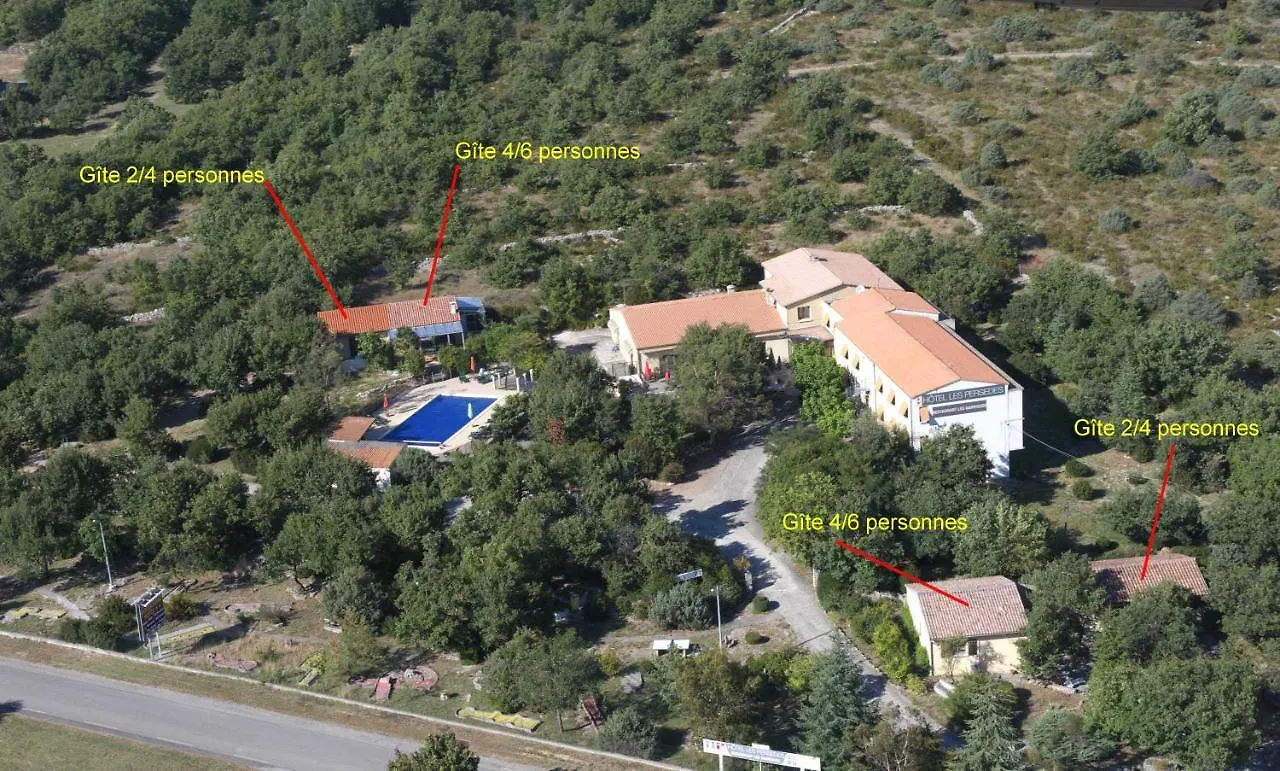 **  Hotel Les Persedes Lavilledieu  Francja